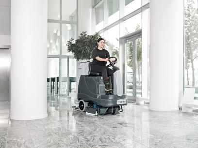 Nilfisk BR755C (Cylindrical) Ride On Floor Scrubber