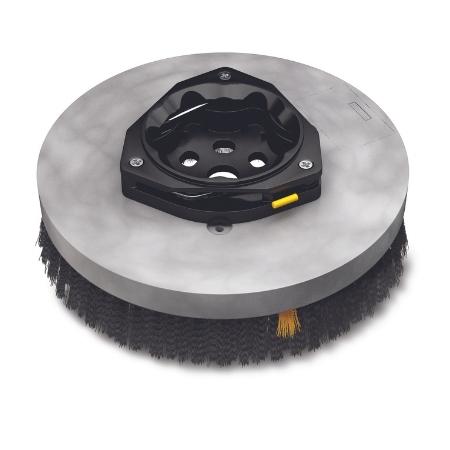 16"/406mm Dia, Scrub Brush, Disc - HD Polypropylene